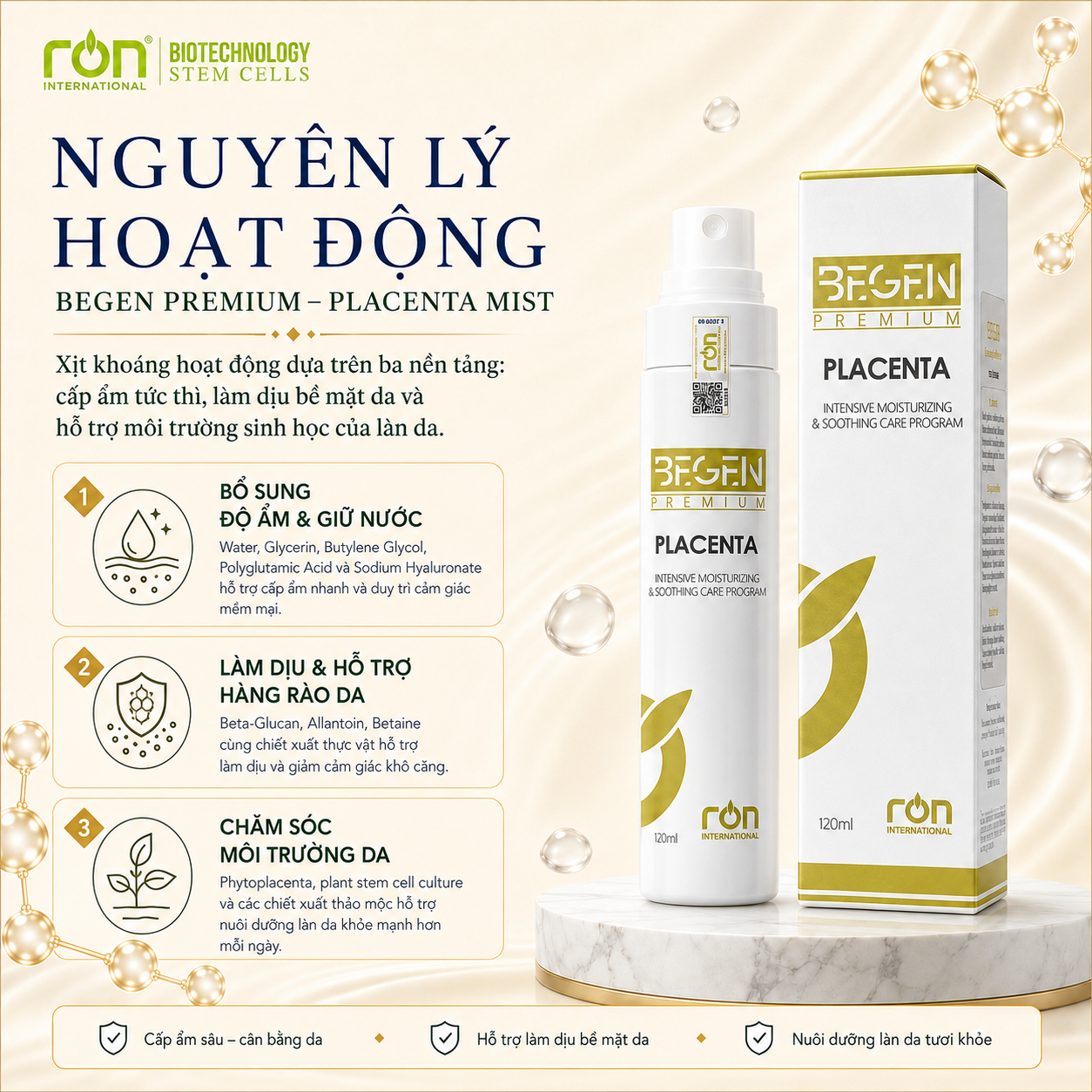 Xịt Khoáng (Begen Premium Placenta) 120ml